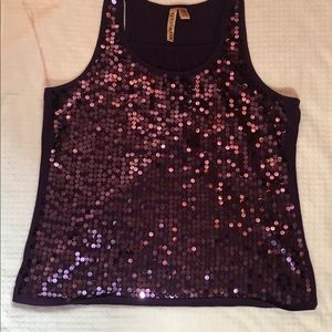 Vibrant Sequence tank top